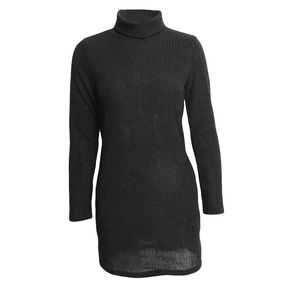 Black sweater dress
